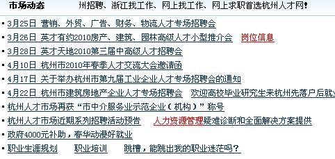 杭州市人才网最新招聘信息汇总