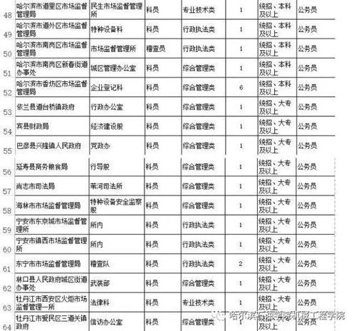 哈尔滨公务员报考条件全面解析